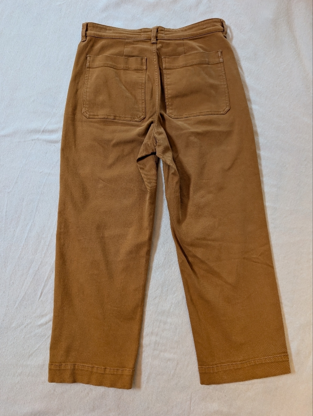 Everlane Cropped Straight Short Jeans in Rich Brown - Picture 4 of 5